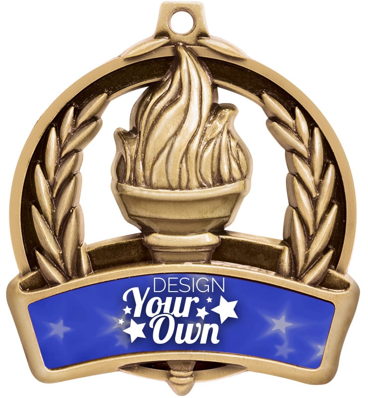 2" Torch Achievement Insert Medal