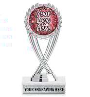 Silver Olympia Custom Insert Trophy