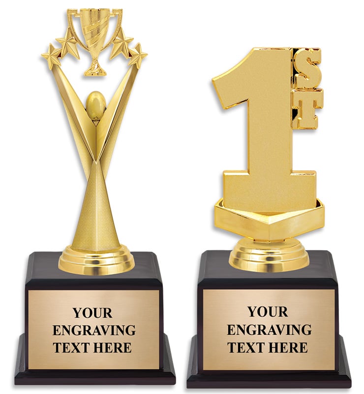 7 1/2" Trophy on Wood Base