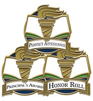 Scholastic Torch Pins