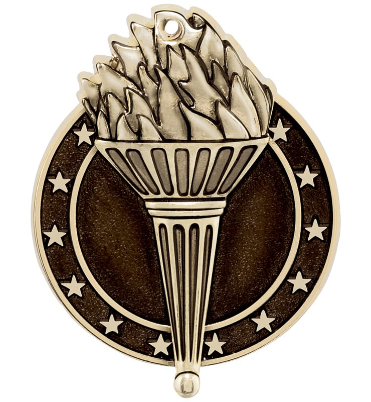 2" Torch Medals