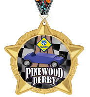 2 1/2" Star Cluster Insert Medals