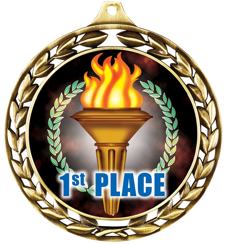 2 1/2" Laurel Wreath Medals