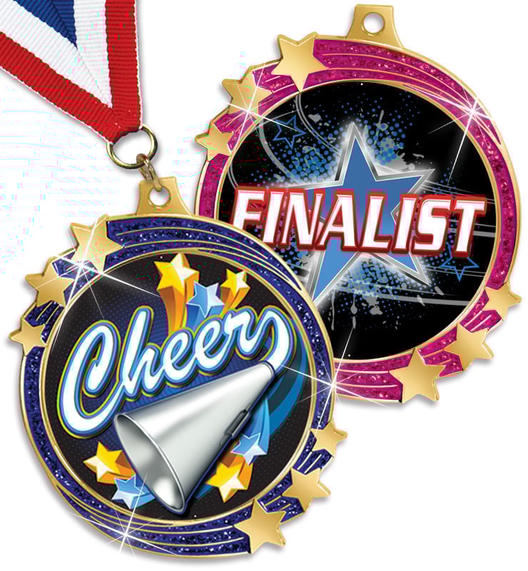 2 1/2" Shooting Star Medal