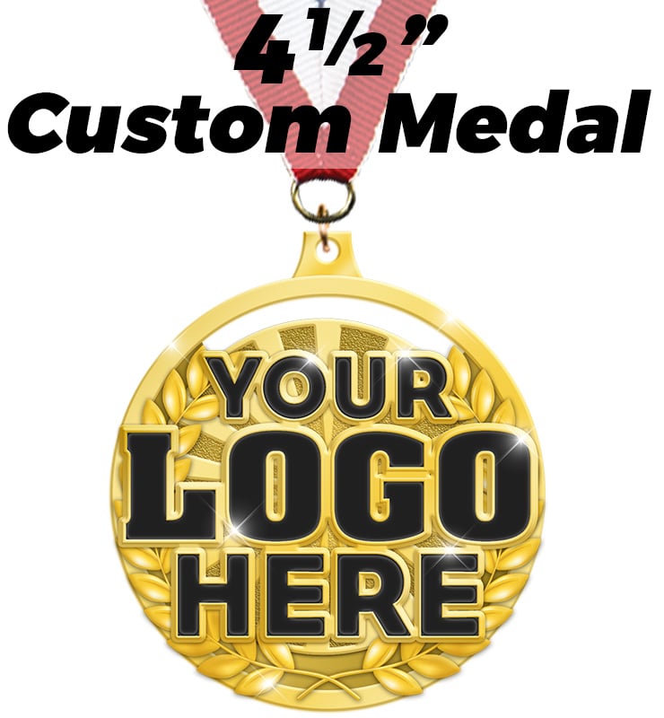 4 1/2" Custom Diecast Medal