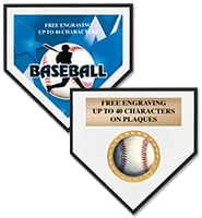 Baseball Home Plate Plaques