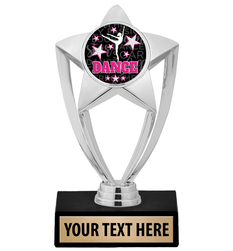 Silver Star Insert Trophy