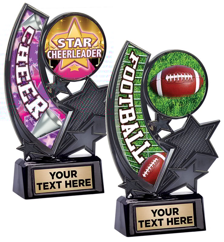 6 1/4" Onyx Icicle Insert Trophies