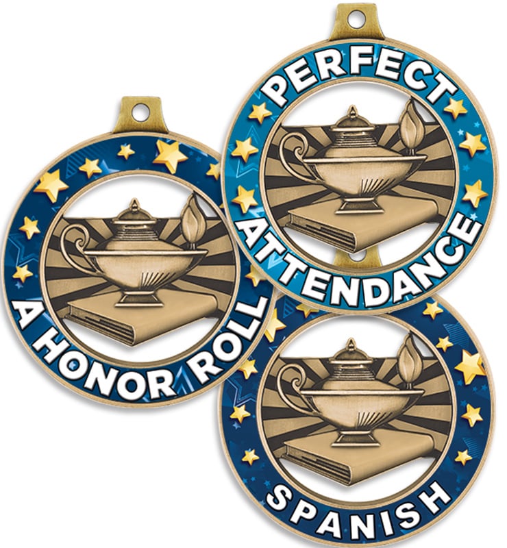 2" Scholastic Rimz Medals