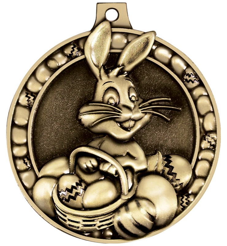 2" Easter Bunny Medal