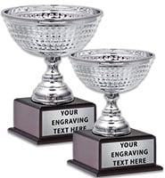 Masters Bowls On Wood Bases With Risers