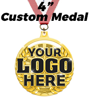 4" Custom Diecast Medal