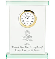 Oxford Jade Crystal Clock