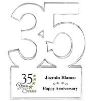 35 Years Of Service Acrylic