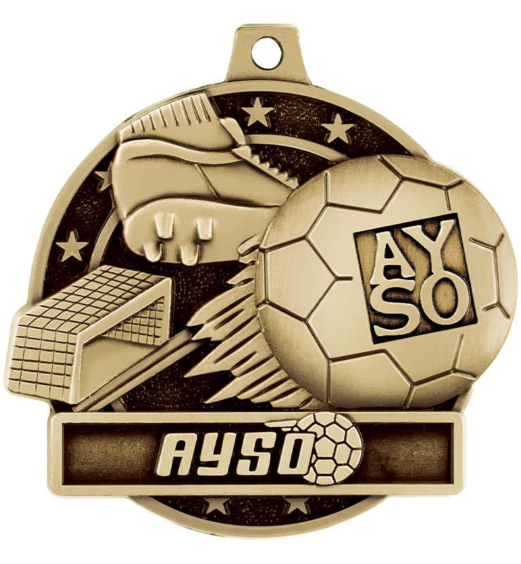 2" AYSO Medals