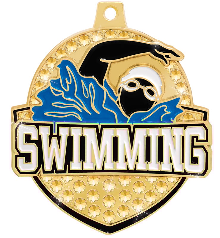 2 1/4" Royal Swimming Medals