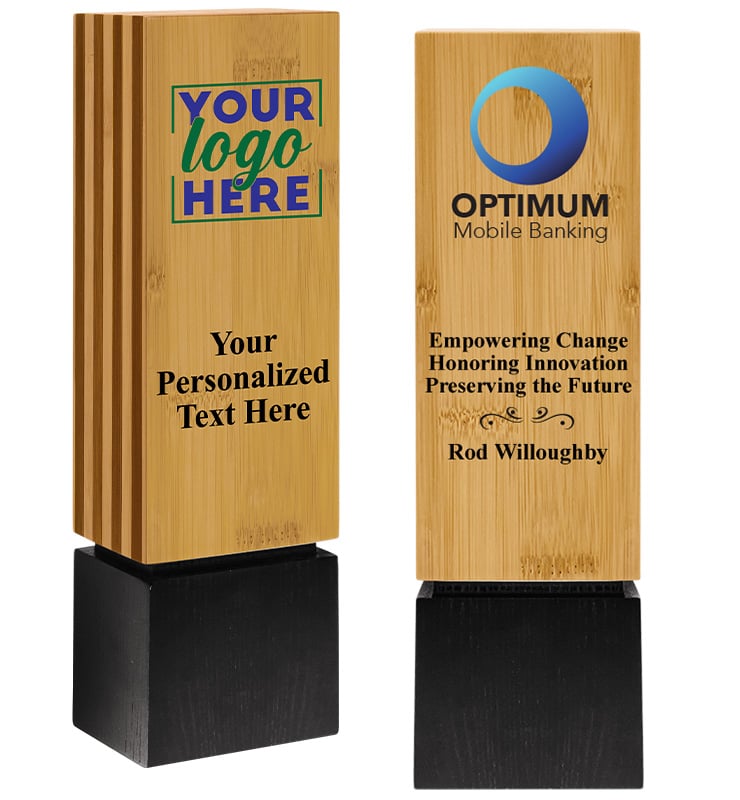 9 1/2" Sustainable Wood Trophy