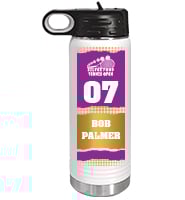 White School Spirit Water Bottle 20oz - Purple Gold