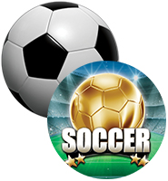 2" Soccer Stickers