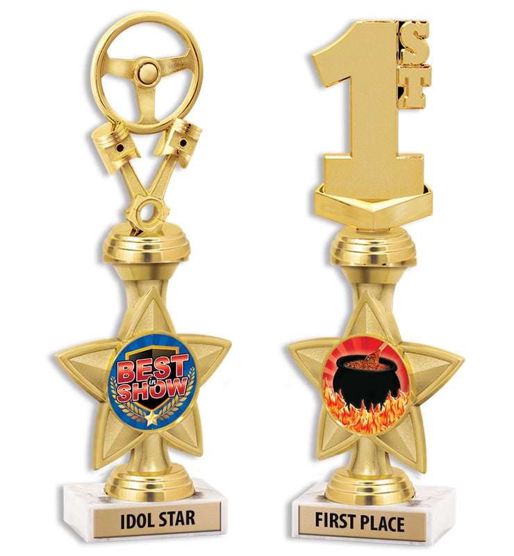 11" Idol Star 2" Insert Trophy