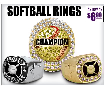 Softball Championship Rings