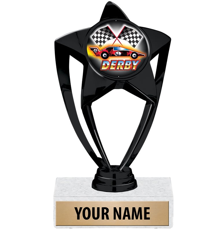 Black Star Insert Trophy