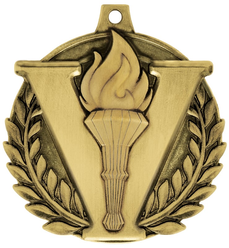 2" Victory Torch Medal