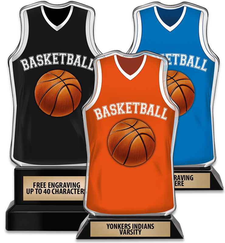 Acrylic Basketball Jersey Front
