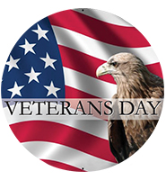 2" Veterans Day Sticker