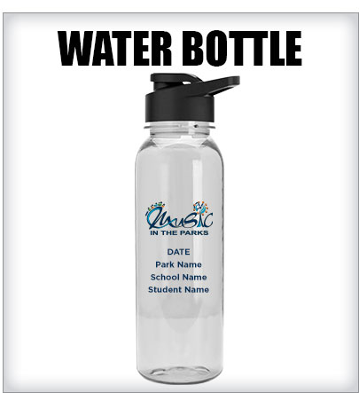 Music In The Parks Color Printed Water Bottle