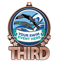 3" Third Place Double Action 2.0 Medals