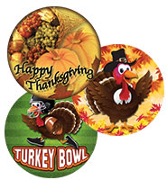 2" Thanksgiving Stickers