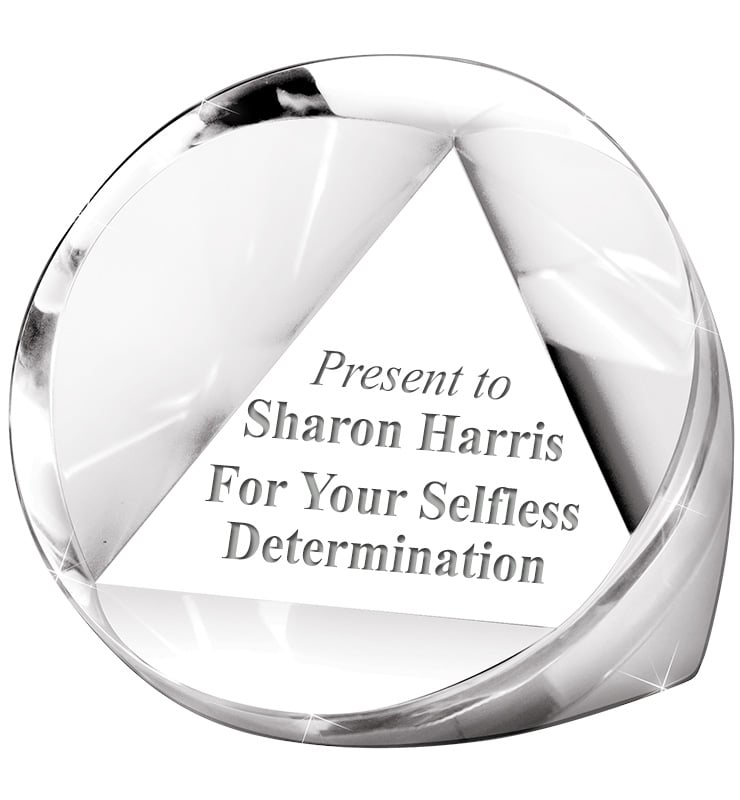 Crystal Prism Paperweight