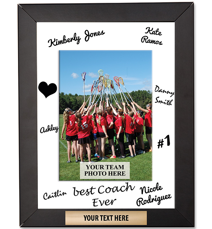 Vertical Signature Frame Plaque