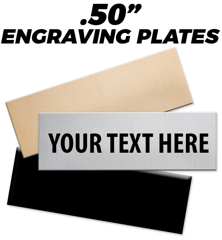 Engraving Plates 0.50"H