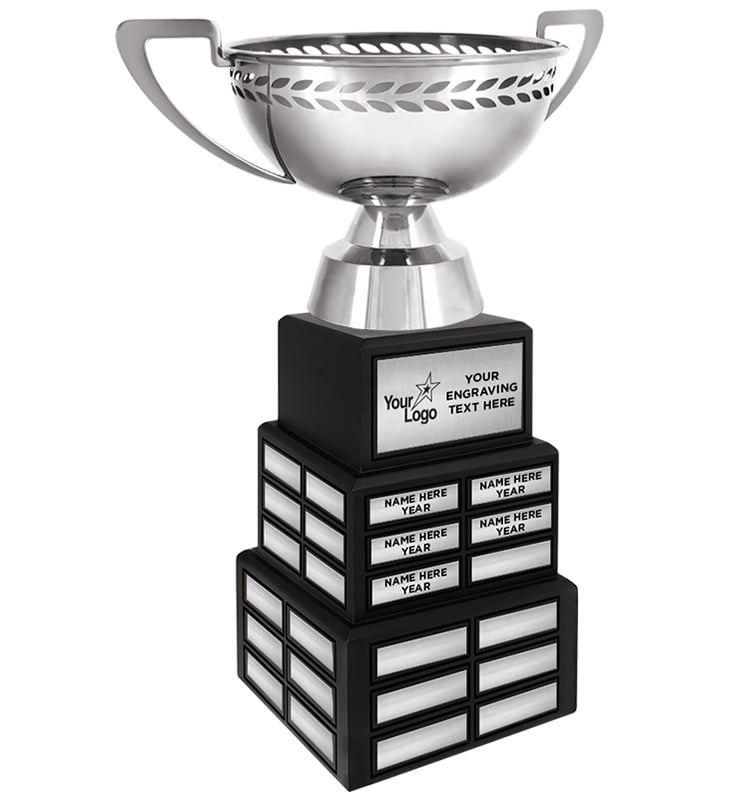 19" Elite Laurel Metal Cup Perpetual Trophy