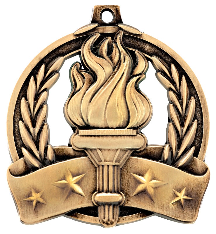 2" Torch Medal