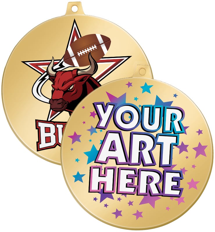 3" Custom Printz Medals