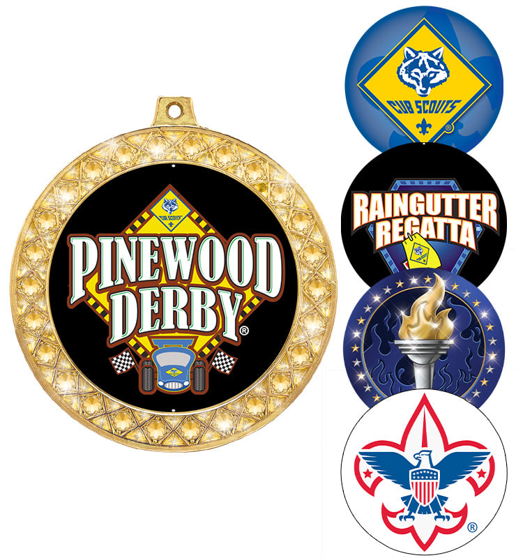 2 1/2" Twinkler Insert Medals
