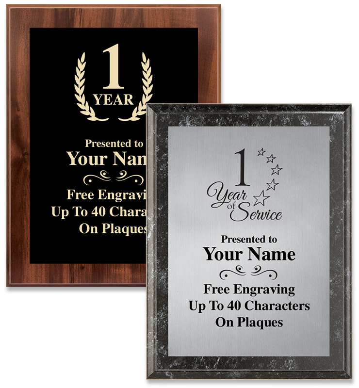 Anniversary Metallix Plaques