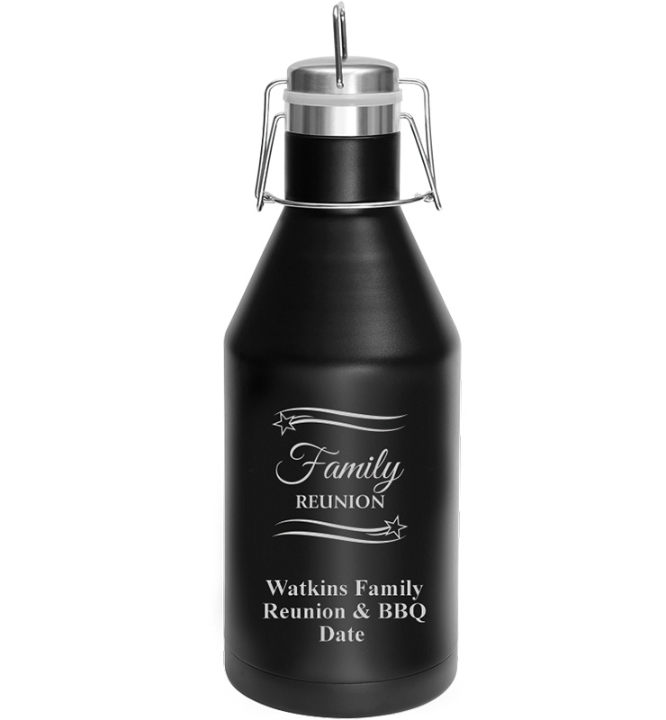 Black Growler 64oz