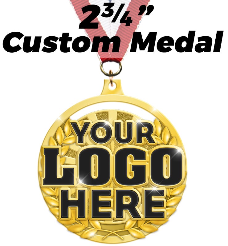 2 3/4" Custom Diecast Medal