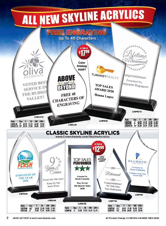 Crown Awards Catalog