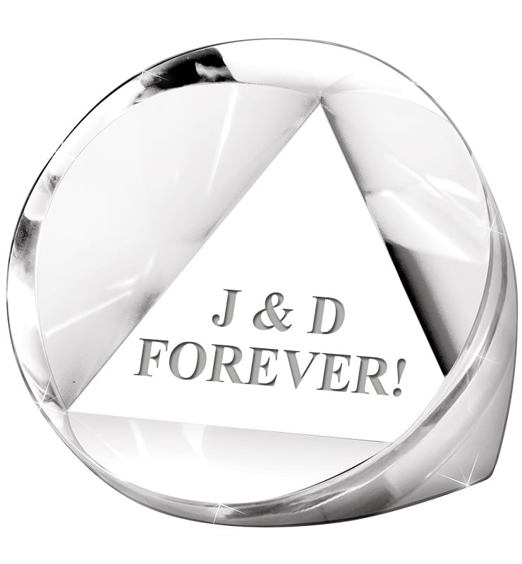 Crystal Prism Paperweight