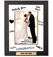 Vertical Signature Frame Plaque