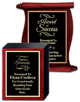 Rosewood Plaques