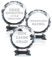 Orbit Crystal Paperweight