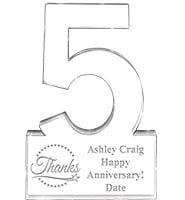 5 Years Of Service Acrylic