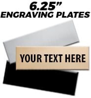 Engraving Plates 6.25"H