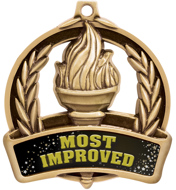 2" Torch Most Improved Medal